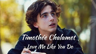 Timothée Chalamet | Love Me Like You Do