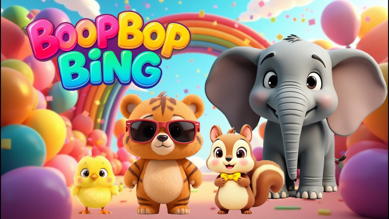 “Bing-bong, Bang-boong Elephant Song 🐘 | BoopBopBing Kids Dance & Fun Music Video”