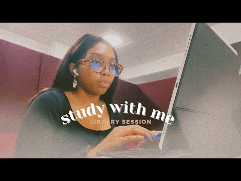 study with me ✨ background noise and music | uni diaries