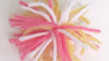 How To Make a Simple Yarn Pom - DIY Pom Tutorial - DIY Crafts