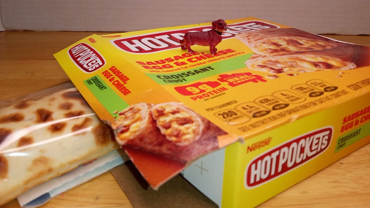 Unboxin Doxin Hot Pockets Sausage Egg And Cheese Croissant Crust