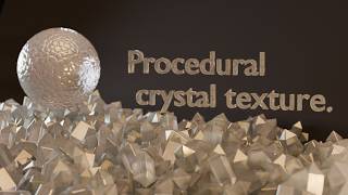 How to make a procedural crystal shader in blender.