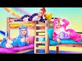 三つ子のユニコーン用の二段ベッドを作ってみた!