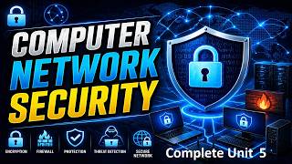 Complete Unit 5 | In One shot | Computer Network Security (CNS) | BCA 6 Semester | MIC