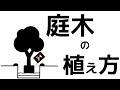 庭木・果樹苗の植え方【植え付けの極意】