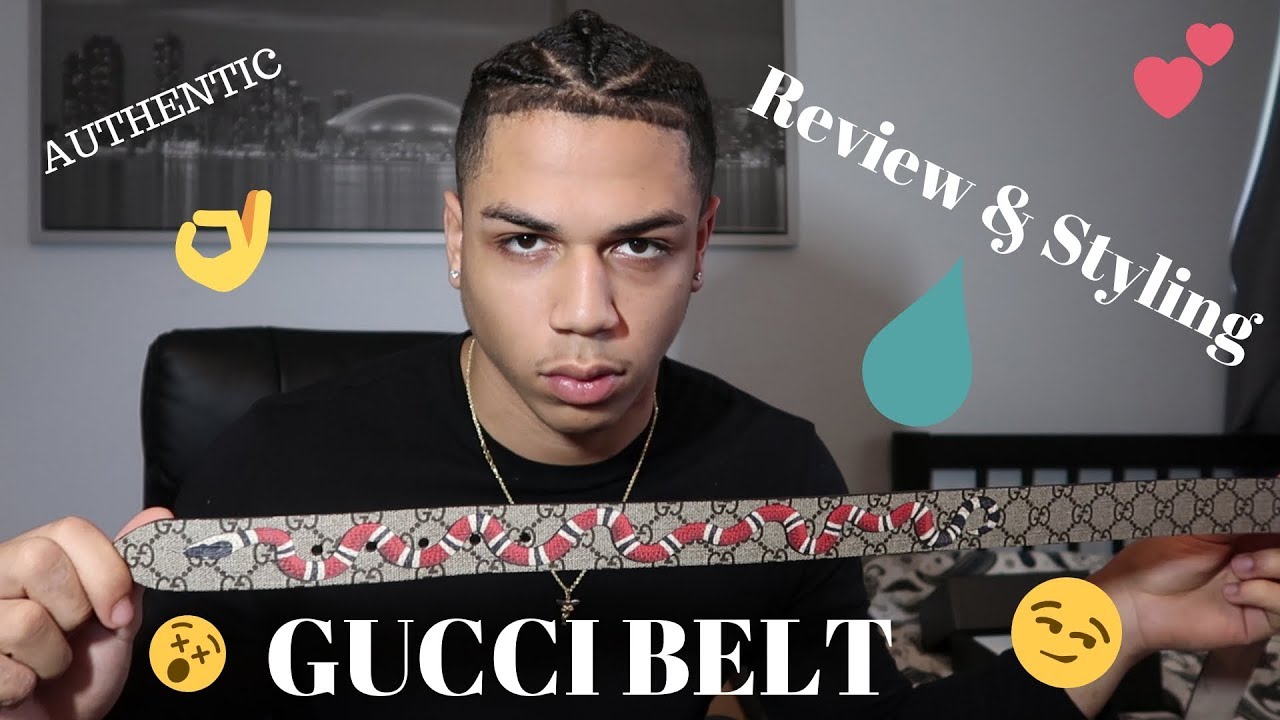 gucci supreme snake belt