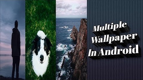 How to set multiple wallpaper in android.