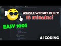 I Built a WHOLE Website in 10 Minutes using AI  - real order! Web development.
