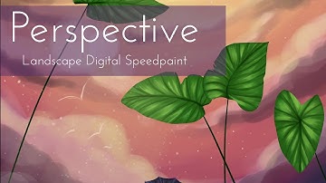 Perspective - Digital Landscape Speedpaint (Medibangpaintpro)
