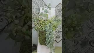 Natural Green Wall Basket Kit Tutorial | DIY Everyday Greenery Home Decor