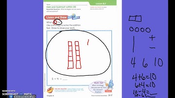 First Grade Math Lesson 8.1 Addition and Subtraction