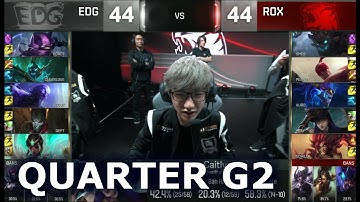 ROX vs EDG - Game 2 Quarter Finals Worlds 2016 | LoL S6 World Championship Rox Tigers vs EDG G2