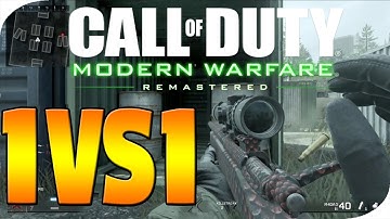 HE GOT SPAWNTRAPPED... QUICKSCOPE 1v1 on MODERN WARFARE REMASTERED