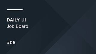 Daily UI #05 - Job Board screenshot 2