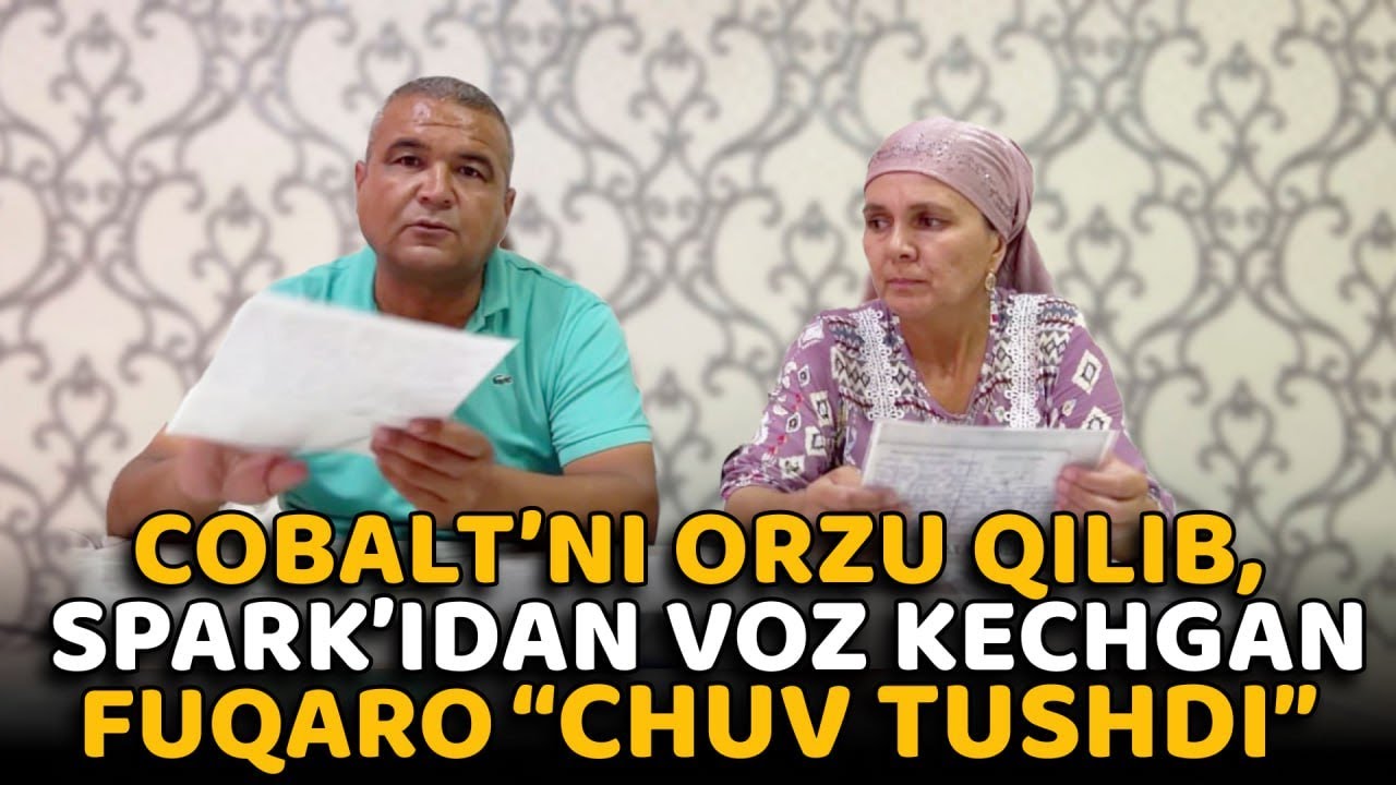 Qashqadaryoda Spark avtomobili va 40 mln so‘m puli evaziga Cobalt sotib olgan fuqaro “chuv tushdi”