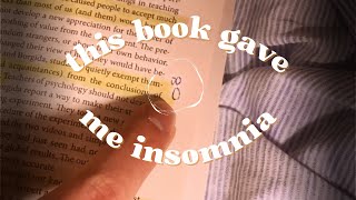 this book gave me insomnia | hand reveal