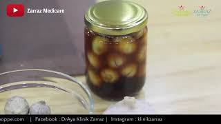 Khasiat Bawang Putih Tunggal Direndam dalam madu kelulut #honeylulut