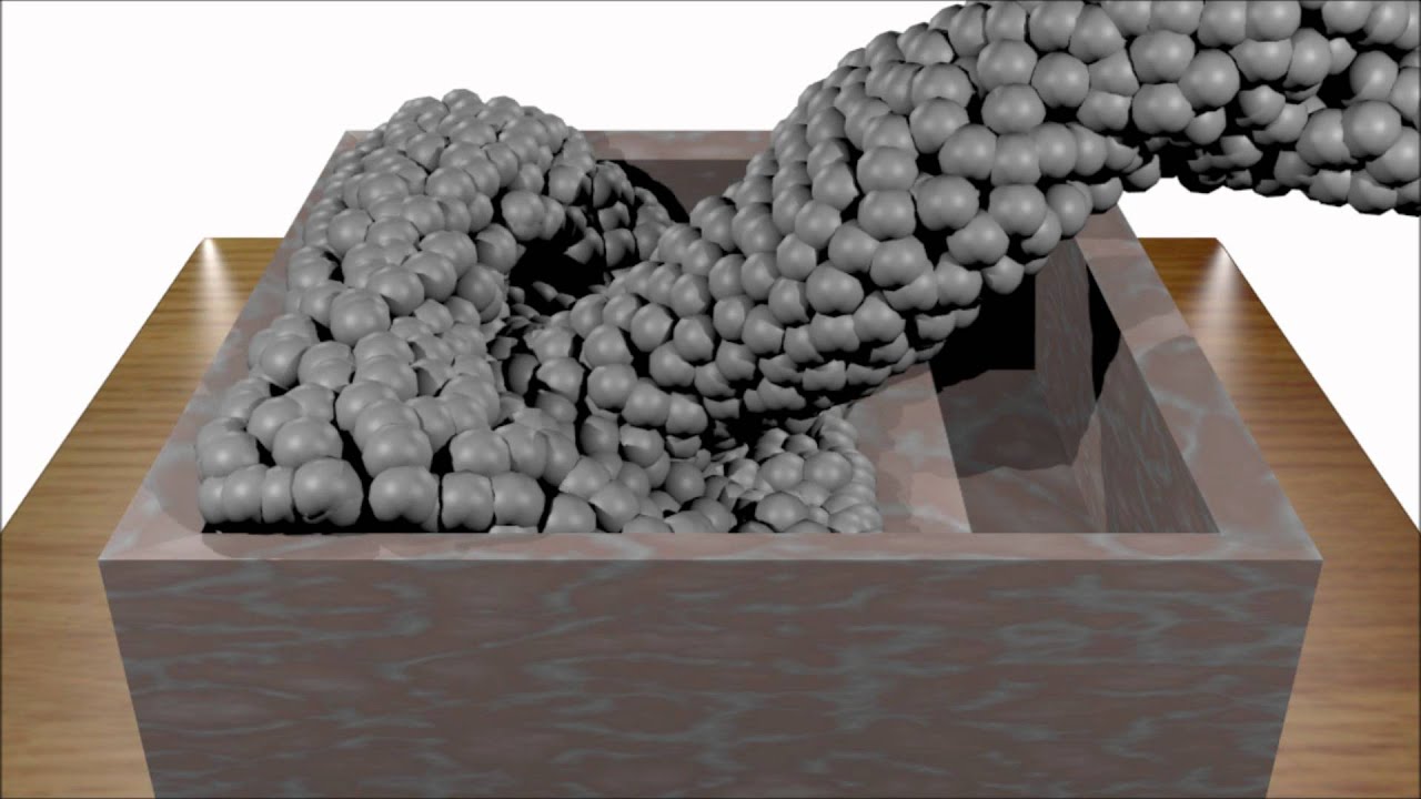Blender Particle Fluid Test - YouTube
