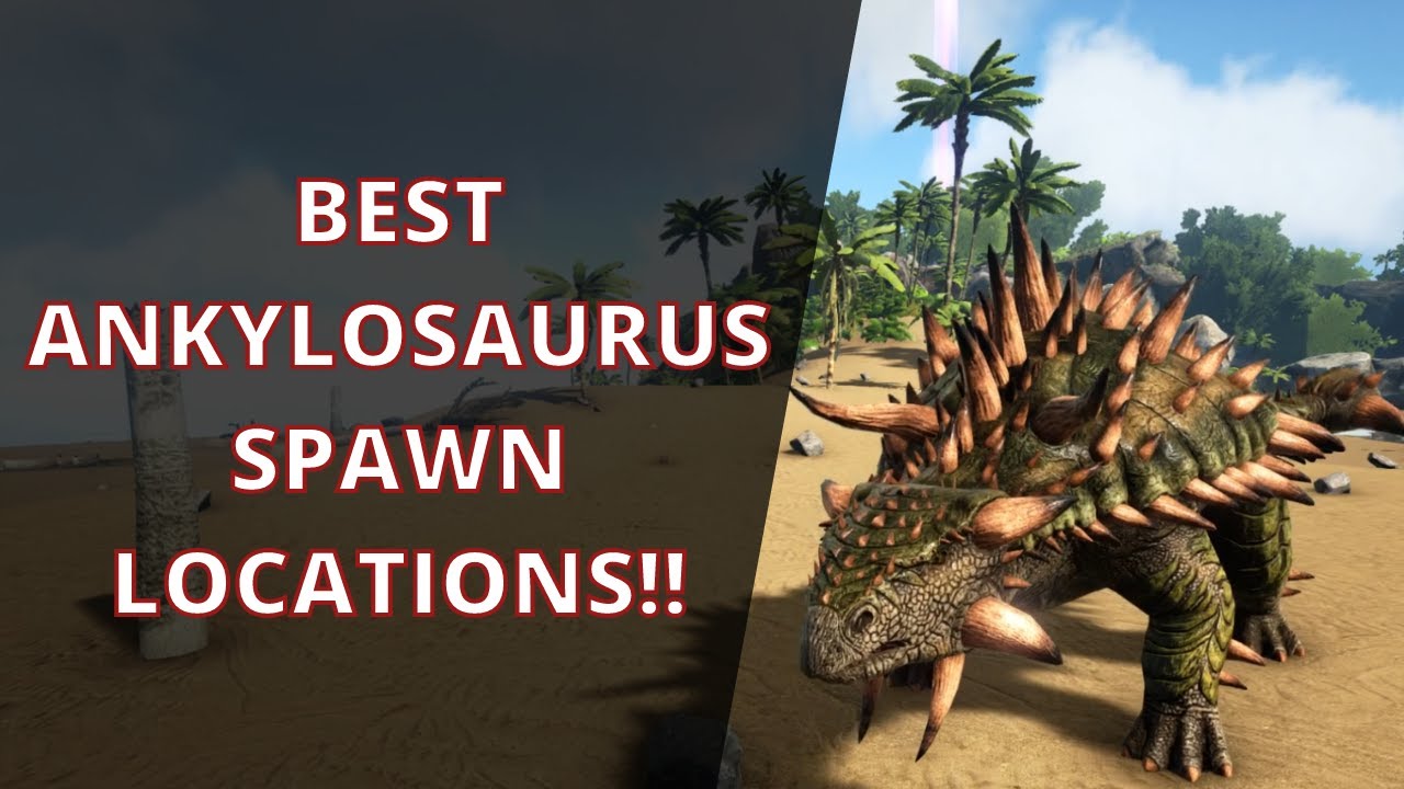 ARK The Island | Ankylosaurus Spawn Locations!! - YouTube