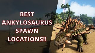 ARK The Island | Ankylosaurus Spawn Locations!!