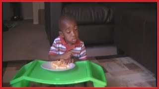 Kids Falling Asleep While Eating Compilation