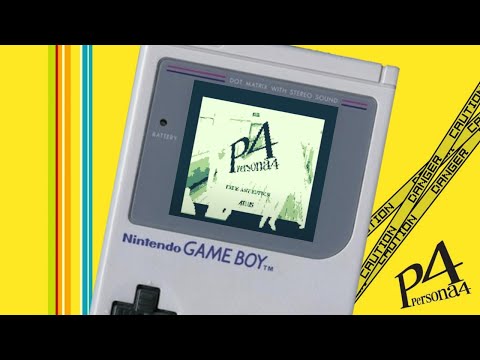 Persona 4 Gameboy demake Trailer