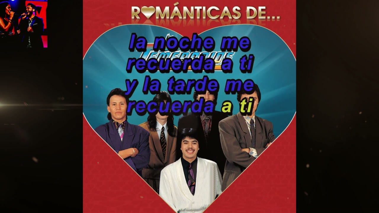 Karaoke Video Live 🎤 Popurrí Romántico  ♪ Los Temerarios ♪