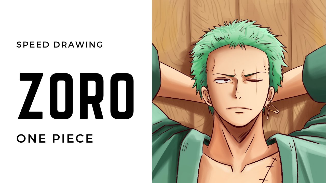 Drawing Zoro - One Piece [SPEED DRAWING] - YouTube