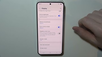 How to Turn On/Off Blue Light Filter In Samsung Galaxy S25 Plus