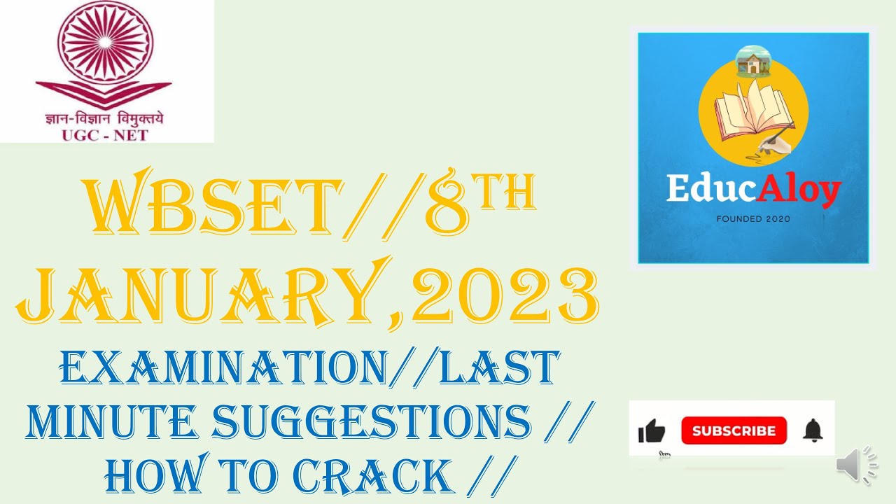 WB SET //2022-2023//LAST MINUTES