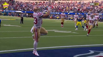 Triple Threat: 49ers RB Christian McCaffrey rushes, catches and passes for 3 TDs in Los Angeles