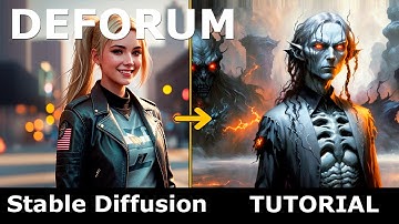 Crear animaciones a partir de imágenes usando Deforum - Instalación y Tutorial 🤖📽️🖌️