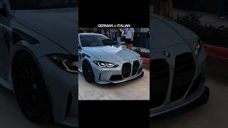 GERMAN×ITALIAN #car #bmw #bmwm5 #carshorts #magicalworld #trending #viral #power #money #lamborghini