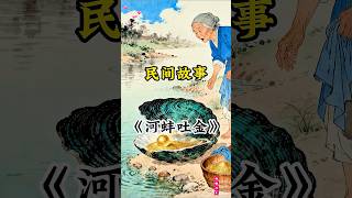 民间故事:《河蚌吐金》#民间故事 #民间传说 #小故事大道理 #民间故事正能量 #奇闻奇事