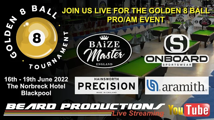 Ben Saber vs John Bevan - Golden 8 Ball 2022 - Sin...