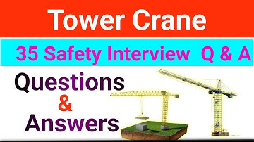Tower Crane Interview Questions and Answers | Tower Crane Information in Hindi | Tower crane