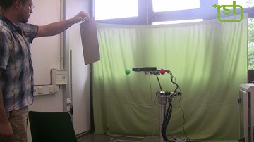 TUDOR initial visual servoing experiments