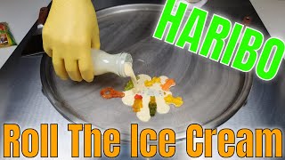 How to make - ASMR - Rolled Ice Cream - Haribo