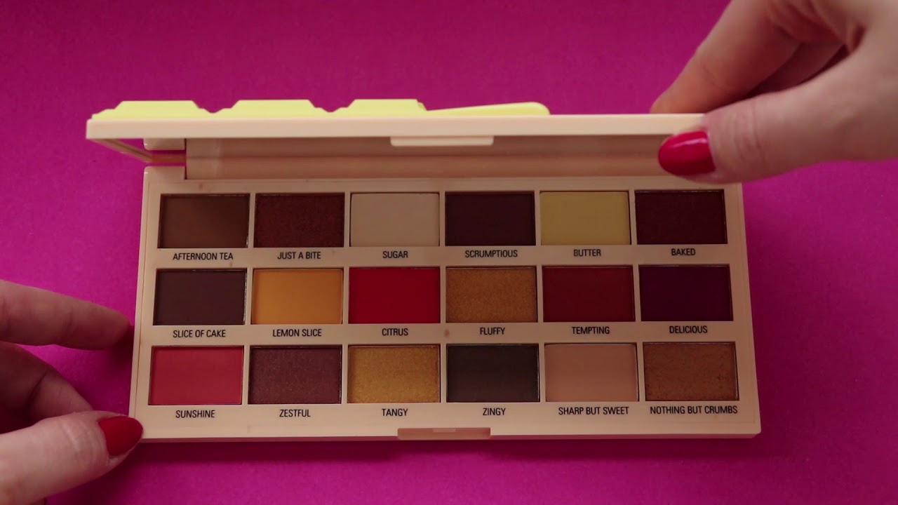 I Heart Revolution - Chocolate Eyeshadow Palette - Lemon Drizzle