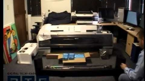 Epson 9900 7900 setup video part 1