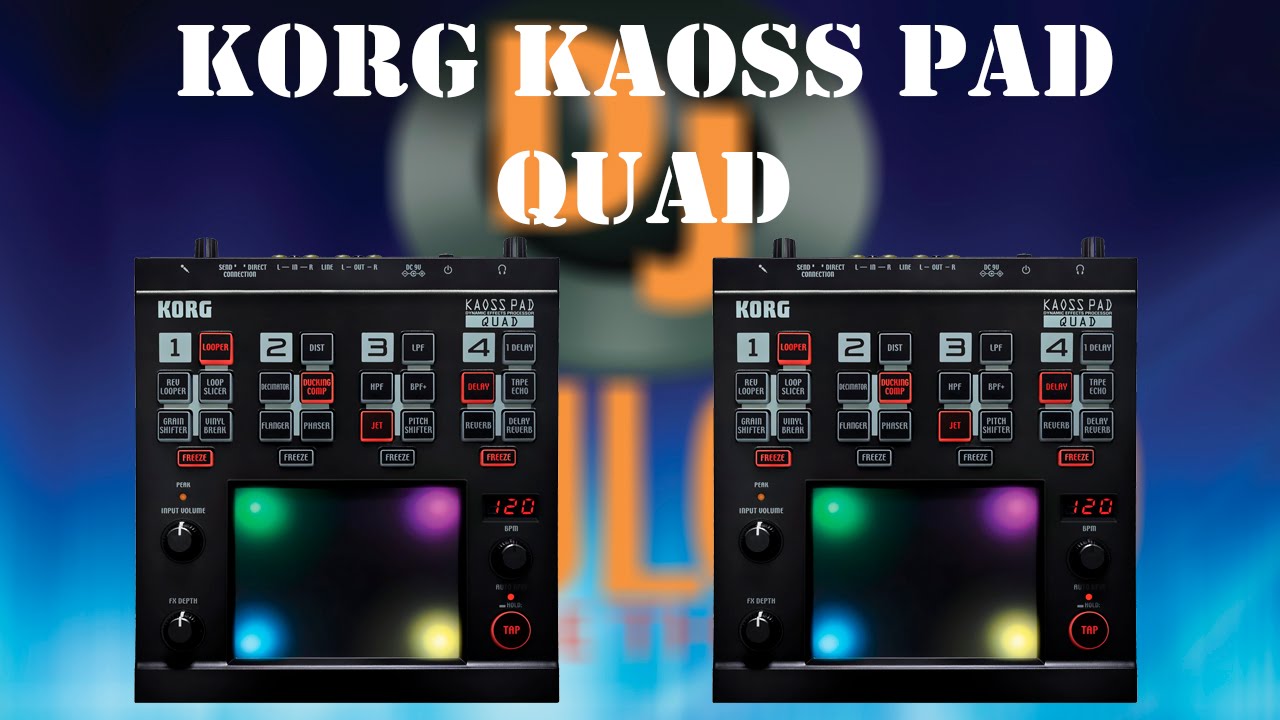 Review Korg Kaoss Pad Quad (Completo) - ft. Magnus Synth PT-BR