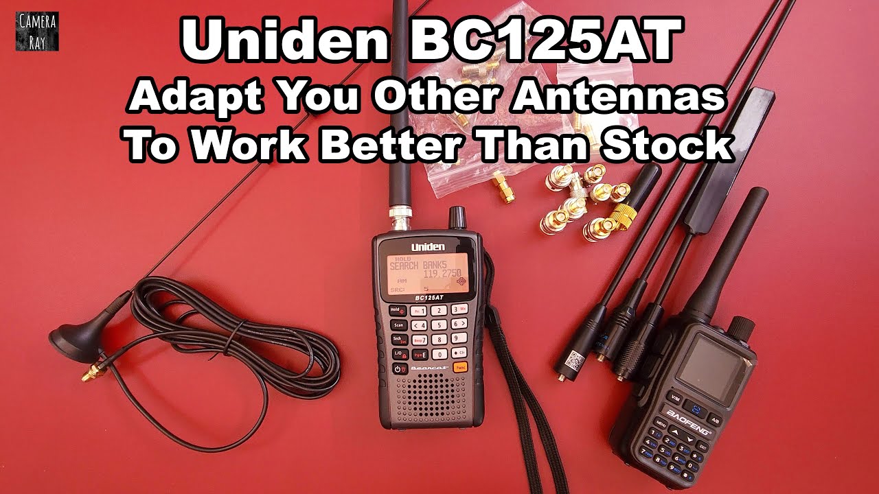 Uniden BC125AT Scanner BNC to SMA Adapter: The Best Antenna Upgrade