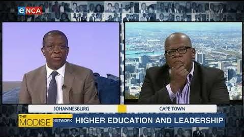 The Modise Network | Why education matters? | 21 October 2018