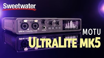 MOTU UltraLite-mk5 Audio Interface Demo