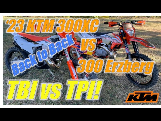TBI vs TPI 2023 KTM 300XC vs 2021 KTM 300XCW Erzberg