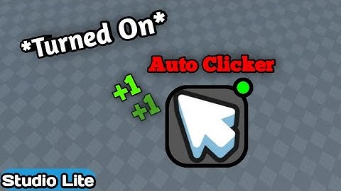 Auto Clicker tutorial for Roblox Studio Lite
