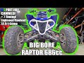 My FIRST TIME Riding a BIG BORE Raptor 686 (SCARY FAST!)