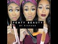 |FULL COVERAGE BEAT|USING ALL FENTY BEAUTY PRODUCTS !!!IS IT TOO DEWY ????!!