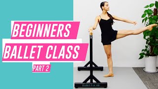 BALLET CLASS for ADULTS (Part 2) | START TODAY and Learn How To Do SIMPLE BALLET MOVES