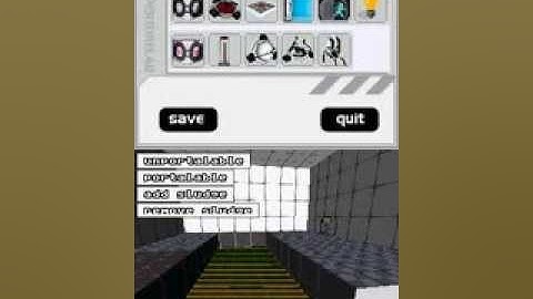 Aperture Science DS : level editor